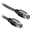 Ekon cavo antenna TV, cavo antenna, maschio femmina, 1.8 metri, 75 dB, per TV, smart TV, decoder, digitale terrestre
