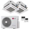 LG Condizionatore LG Cassetta 4 vie LG dual split 9000+9000 BTU inverter A+++ unità esterna 4.1 kW MU2R15.U18A0/CT09F.NR0_2