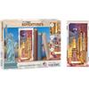 Revell Tiny Adventures Tiny Adventures - New York Book Nook - con illuminazione a LED, miniatura 3D fai da te in legno