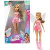 Winx Club Winx - Flora Fata Ali Luminose, Bambola 27 cm, Look da Fata della Natura, Snodata, Giocattolo per Bambina e Bambini dai 4 Anni in su