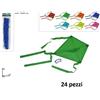Set 24 Pezzi Aquilone In Nylon Colori Assortiti Gioco Bambini Estate 1150 dfh