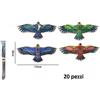 Set 20 Pezzi Aquilone In Nylon Colori Assortiti Gioco Bambini Estate 72274 dfh