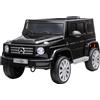 HOMCOM Macchina Elettrica per Bambini 3-8 Anni con Telecomando, Cruscotto, Nero