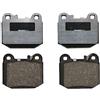 FERODO Kit pastiglie freni Posteriore predisposto per visualizzazione avviso usura senza accessori FDB1512 Compatibilità con MERCEDES-BENZ Classe M W163, MASERATI QUATTROPORTE V, FIAT PALIO 178BX