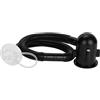 Camco 37420 - Rubinetto flessibile di scarico per camper, con sistema a tubo, colore: nero/bianco, taglia unica