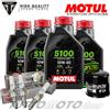 Motul - Hiflo - NGK Tagliando TRIUMPH Street Triple 660 2017-2021 / Olio Motul + Filtro + Candele