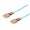 S/CONN Cavo patch duplex SC/SC 50/125µ OM3 aqua 2 m