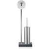 Blomus Menoto, scopino, portarotolo, acciaio inox opaco, H 64,5 cm, L 15 cm, P 20 cm, 68819
