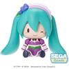 Sega Serie Character Vocal 01: Hatsune Miku - Figurina Fuwa Petit Chibi - Hatsune Miku x Love and Berry - Vestiti e balla! Viola scintillante - 8 cm