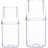 Gistuch Vasetti di vetro - - Vasetto per succo di frutta in vetro domestico - vetro - 15,2 x 6,7 x 5,2 cm - trasparente