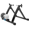 StarTech Cyclette da interno - Rullo fluido - Compatibile con ruote da 66-74 cm e 700C - Struttura in acciaio robusta - Supporto pieghevole per allenamento domestico - Colore: nero