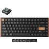 Keychron - Tastiera personalizzabile K3 HE Wireless con interruttori magnetici, completamente assemblata / Nera / Interruttore magnetico a basso profilo Keychron Ultra-Fast Lime