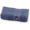 Tommy Hilfiger - Asciugamano per ospiti, Stormy, blu,spugna boucle, 520 g/m², 100% cotone pettinato, passamaneria jacquard e ricami, morbido e assorbente, 40x60 cm