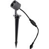 BOLD Set di 2 faretti LED da giardino per sistema da 24 V (con cavo in PVC da 15 cm, 3000 K, IP65, dimmerabili con controller Bold Controller) - grigio scuro