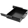 VIVO Cassetto estraibile scorrevole per scrivania da 33 cm, con maniglia a tirante, organizer per postazione di lavoro seduta, nero, DESK-DR1H-B