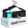 WELL HOME MOBILIARIO & DECORACIÓN Grucce in metallo con rivestimento antiscivolo, sottili e con ganci girevoli, set da 50