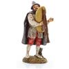Moranduzzo Zampognaro per Presepe da Cm 12 Scala 1:15 -Statuine Presepe Indistruttibili - Stile 700', Pittura Rifinita a Mano, Prodotto Ufficiale, Made in Italy, Scultore M. Landi