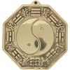 Hztyyier Specchio Cinese Feng Shui Specchio in Ottone Bagua per Allontanare gli Spiriti Maligni per Ornamenti Decorativi Multifunzionali in Materiale 2.76in