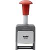 Trodat Timbro Numeratore Fisso o Progressivo, Autoinchiostrante Automatico, 5746/P struttura in Plastica, Altezza caratteri 5,5 mm, Font Roman, 6 Cifre, 8 Regolazioni, Cartuccia colore Nero Inclusa