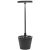 Zafferano Lampada da Tavolo Poldina Reverso Grigio Scuro H35 cm