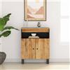 Vidaxl Credenza con 2 Ante 60x33x75 cm in Legno Massello di Mango