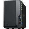 SYNOLOGY NAS TOWER 2BAY 2.5"/3.5" HDD SATA CPU Realtek RTD1619B + 2Gb Ram DDR4 + 1x Gigabit + x3 USB