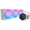 COOLER MASTER DISSIPATORE A LIQUIDO ATMOS II, 2X120MM ARGB, KIT SCHERMO PIXEL INCL, BIANCO