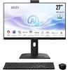 Msi Microstar AIO 27 ULTRA 7 16G 1TB 2K W11P BK U7-155H IPS MODERN BLACK WQHD 3Y