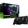 MSI VGA GEFORCE RTX 5060, RTX 5060 8G GAMING OC, 8GB GDDR7, HDMI/DP*3, ATX, DUAL FAN, OC