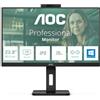 AOC MONITOR 23,8 LED IPS FHD 16:9 4MS 300 CDM, WEBCAM, USB-C, PIVOT, DP/HDMI, MULTIMEDIALE