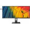 PHILIPS MONITOR 40 LED IPS 21:9 UWQHD 4MS 500CDM, PIVOT, USB-C DOCKING, DP/HDMI, MULTIMEDIALE