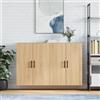 Vidaxl Mobili a Parete 2 pz Rovere Sonoma 69,5x34x90 cm