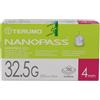 Terumo Nanopass - 100 Aghi Per Penna Da Insulina - 32,5G (4 mm)
