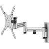 goobay Supporto TV Parete Camper 13-43 Pollici Braccio Extra Lungo 38 cm Girevole 180 Gradi VESA 200x200 Fino a 15 kg - Basic FULLMOTION M - 71989