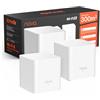 Tenda Nova AX1500 - Sistema Mesh Wifi 6 per tutta la casa, copertura fino a 2-4 stanze, rete Wi-Fi dual-band con 2 porte Gigabit, compatibile con Alexa, Parental Control e Easy Setup, confezione da 3