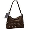 Desigual borsa a tracolla New Patch 2 Shoulder Bag Chocolate marrone scuro
