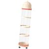 FJMQHU Organizer Peluche Contenitore Giocattoli Peluche Tubo Porta Animali Struttura Trasparente in PP Adatto a Cameretta Bambini Asilo Stanza Giochi, 4 Strati