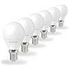 SINCELIGHT 2W Lampadina a LED con Base E14, Ø45mm Forma della Pallina da Golf, Bianco Caldo 2700K, Luce Morbida a Bassa Potenza, SES Vite Edison Piccola, Confezione da 6