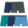 Fruit of The Loom Micro-Stretch Boxer Briefs Boxer Uomo (Pacco da 5)
