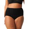 Sloggi 8 Pezzi Slip Alti Contenitivo Donna Control Maxi, Nero 48