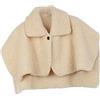 F Fityle Mantello Caldo Invernale Avvolgente Scialle Da Donna Con Bottoni, Coperta Con Spalla Calda Poncho Da Donna in Pile per Tenere Al Caldo I Bambini E Persone Su Sedia a Rotelle, beige