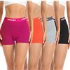 wirarpa Culotte Donna Cotone Mutande Boxer Pantaloncini Sottogonna Anti-sfregamento Short 3'' Inseam Pacco da 4 Multicolore Taglia S