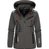 Geographical Norway REINE LADY - Giacca Softshell Impermeabile Donna - Giacca Cappuccio Softshelljacke - Giacca Invernale Antivento - Attività All'aperto Regolabile