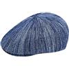 Kangol Coppola Color Burst Ventair Uomo - Cappello Piatto con Visiera Estate Primavera/Estate - M (56-57 cm) Blu