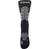FLOKY Axist 2.0 calze da calcio biomeccaniche. Protezione caviglia e tendine d'Achille, massimo comfort e recupero (IT, Testo, M, L, Regular, Regular, Nero)