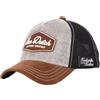 Von Dutch Berretto da uomo e donna, berretto Trucker LEA, regolabile con Snapback, beige, Taglia Unica