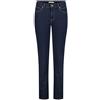 MAC Jeans Mac Melanie, Pantalone Straight Donna, Blu (Blau (Dark Rinsewash D801)), W46/ L30