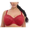 Elomi Morgan Underwire - Reggiseno Elastico in Pizzo con Copertura Totale da Donna, Rosso, 6K