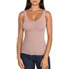 EGI Canotta Donna Spalla Larga Lana Seta Microcostina Elegante Intimo Morbido Made in Italy, Art. 1492 (IT, Testo, L, XL, Regular, Regular, Cipria)