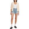 Levi's 501 Original Shorts, Pantaloncini di jeans Donna, Finitura Vaguale, 25W